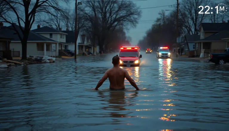 Detroit Residents Stranded After Massive Frozen Flood